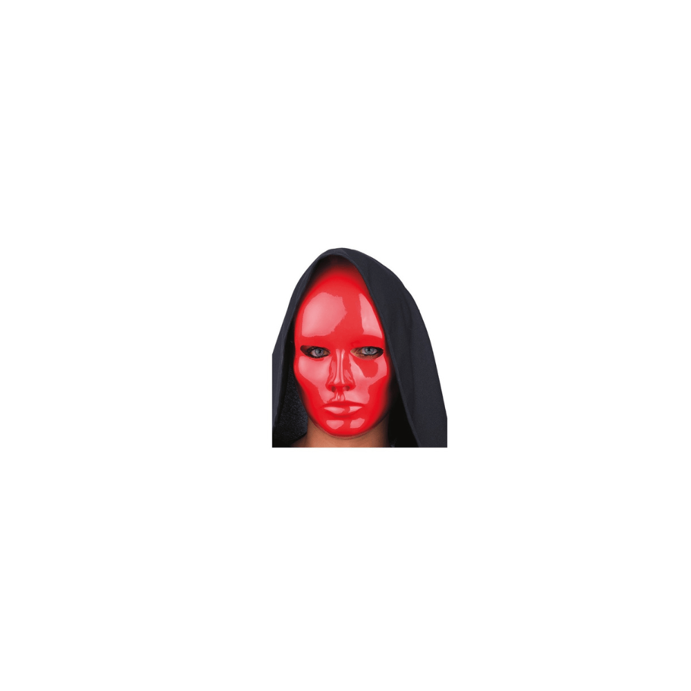 Alpha 55 Masque Plastique Neutre Rouge Halloween Déguisement