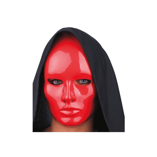 Alpha 55 Masque Plastique Neutre Rouge Halloween Déguisement