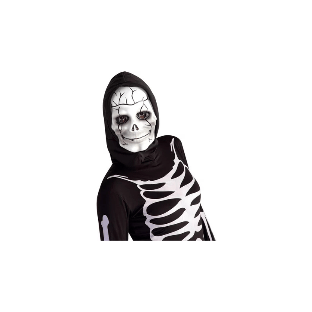 Alpha 55 Masque PVC Capuche Crâne Souriant Halloween