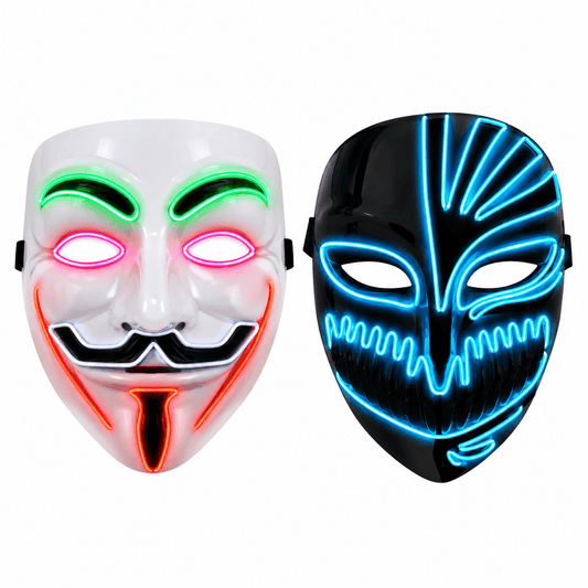 Alpha 55 Masque PVC Suture LED – Halloween