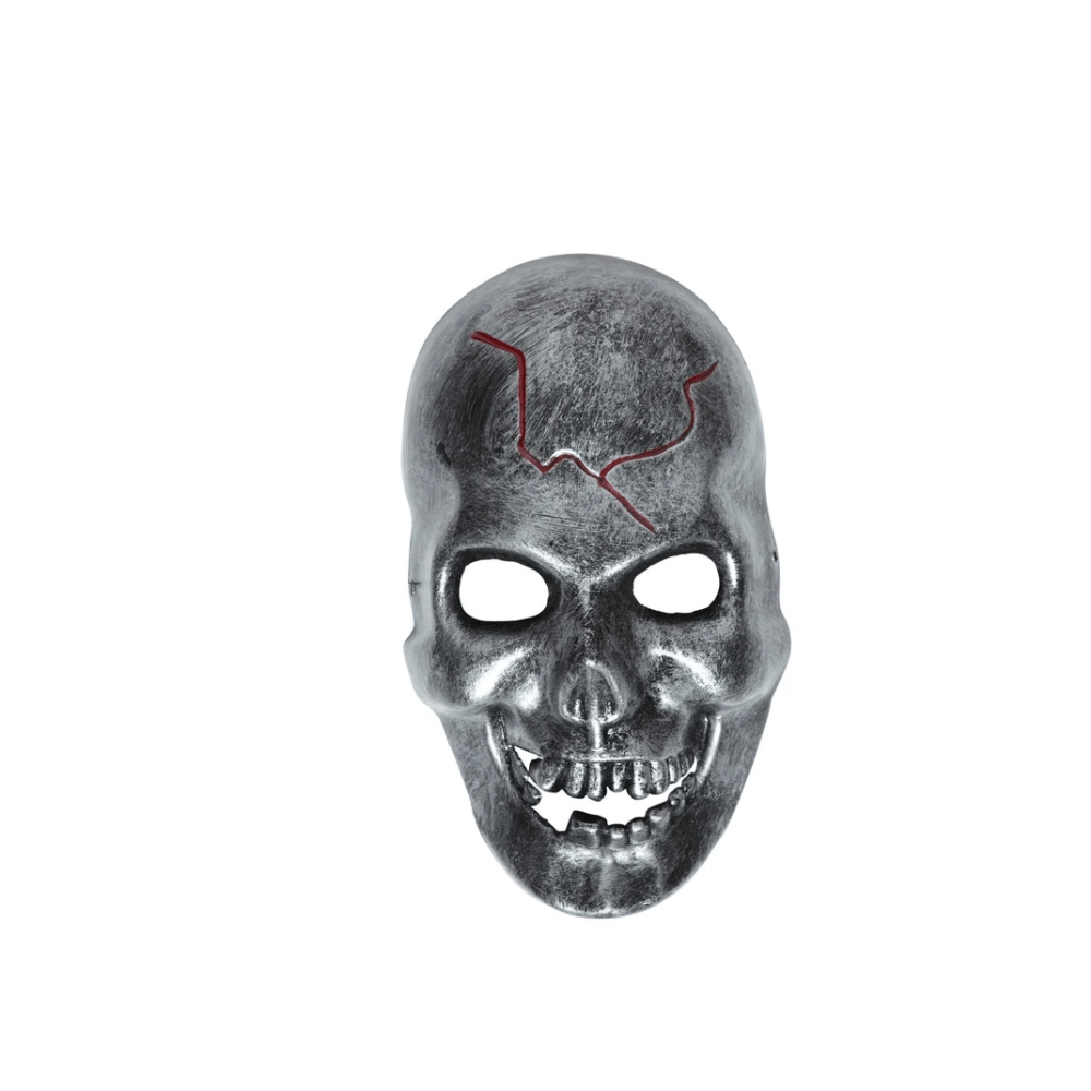 Alpha 55 Masque Rigide Crâne Métallisé Halloween