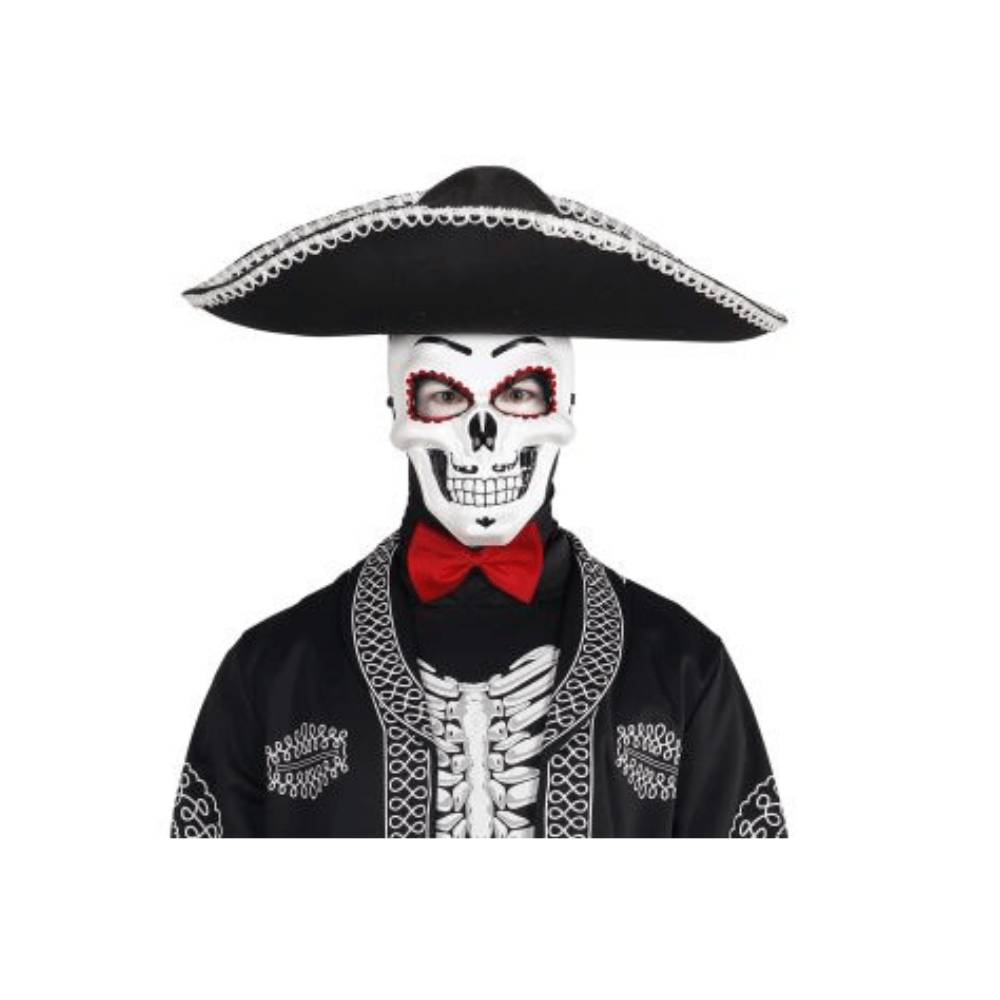 Alpha 55 Masque Rigide Jour des Morts Souriant Halloween