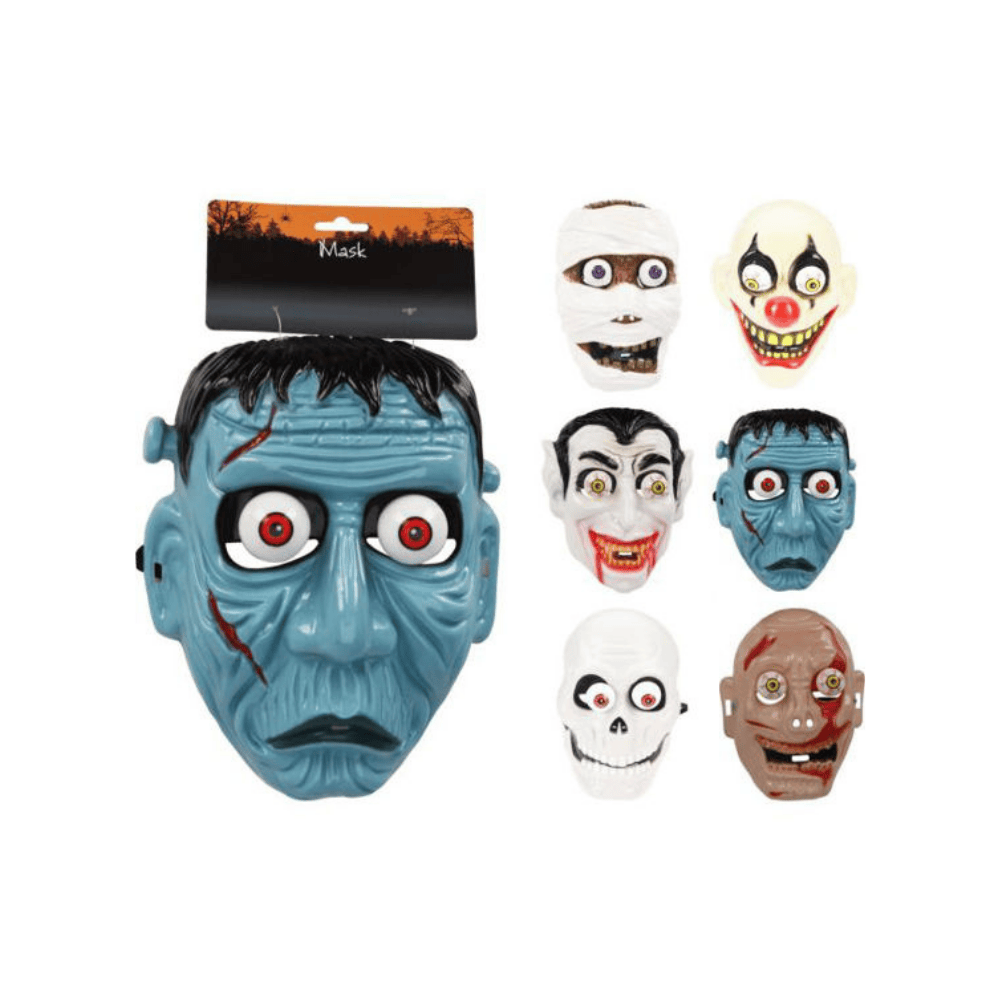 Alpha 55 Masque Rigide Yeux Mobiles 4 Assortis Halloween