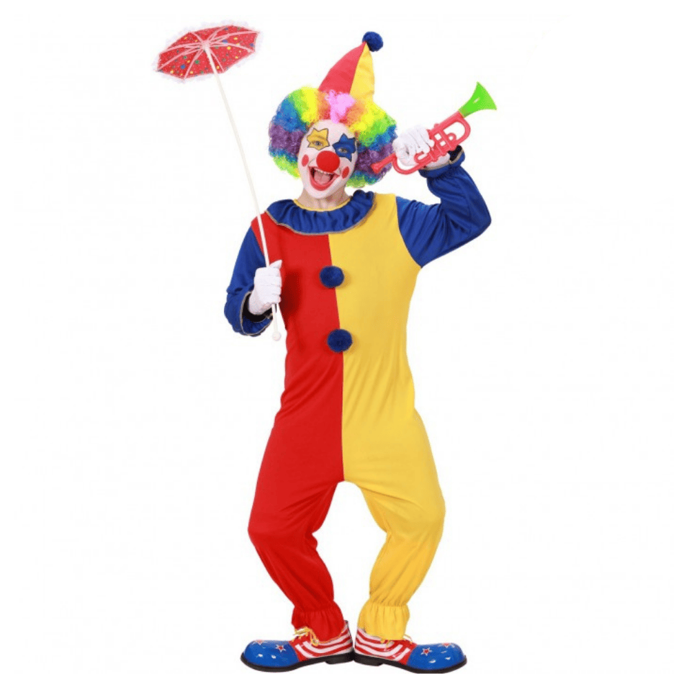 Alpha 55 masque scream Masque Clown Enfant avec Cheveux Multicolores – Déguisement