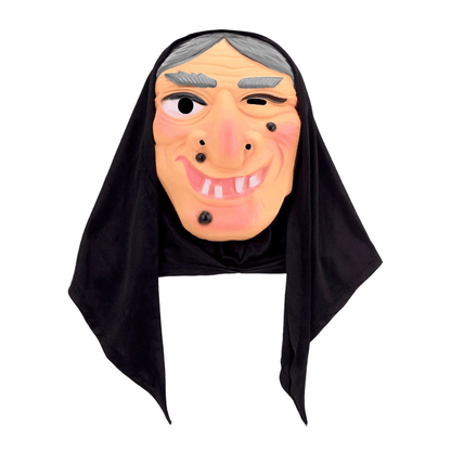 Alpha 55 Masque Sorcière avec Capuche – Déguisement Halloween