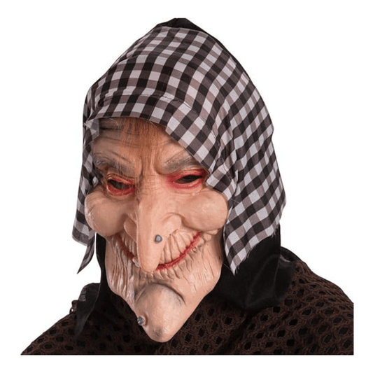Alpha 55 Masque Sorcière Latex avec Capuche Halloween