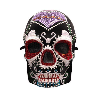 Alpha 55 Masque Squelette Orné de Strass – Déguisement Halloween