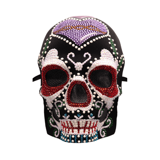 Alpha 55 Masque Squelette Orné de Strass – Déguisement Halloween