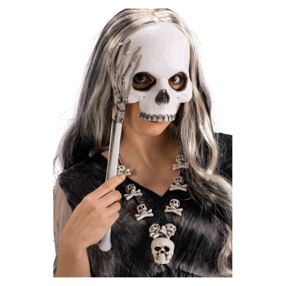 Alpha 55 Masque Squelette PVC sans Menton avec Tige