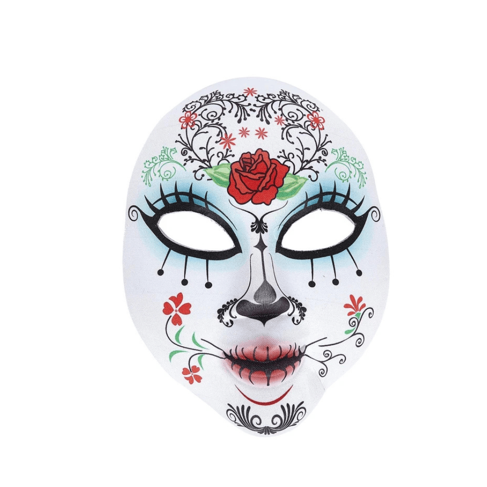 Alpha 55 Masque Tissu Jour des Morts Femme Déguisement