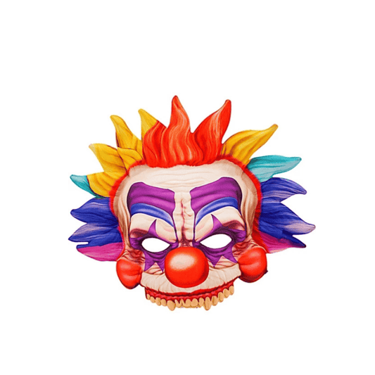 Alpha 55 Masque Tissu Sans Menton Clown Halloween