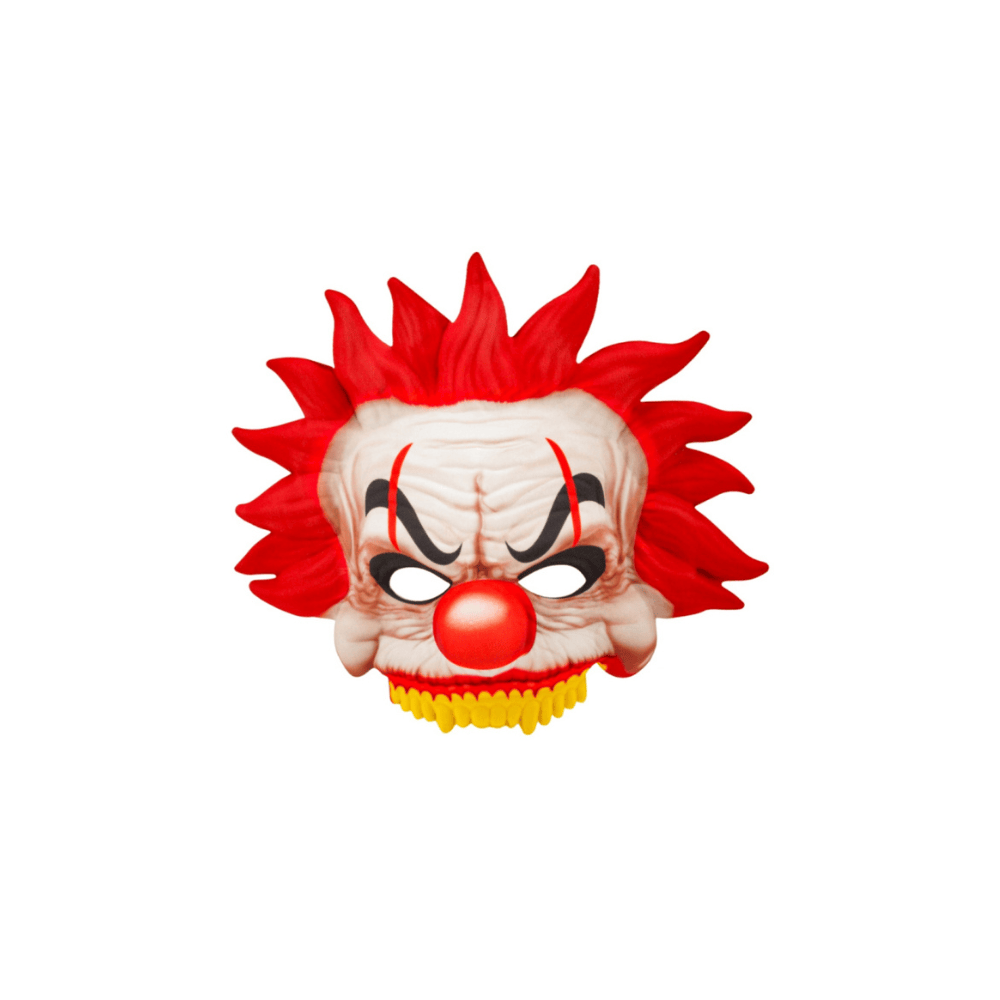 Alpha 55 Masque Tissu Sans Menton Clown Rouge Halloween