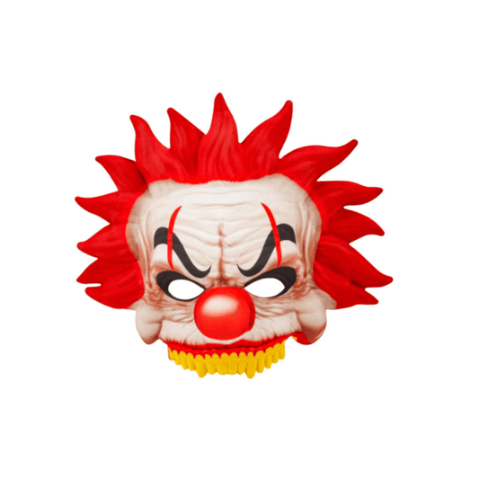 Alpha 55 Masque Tissu Sans Menton Clown Rouge Halloween