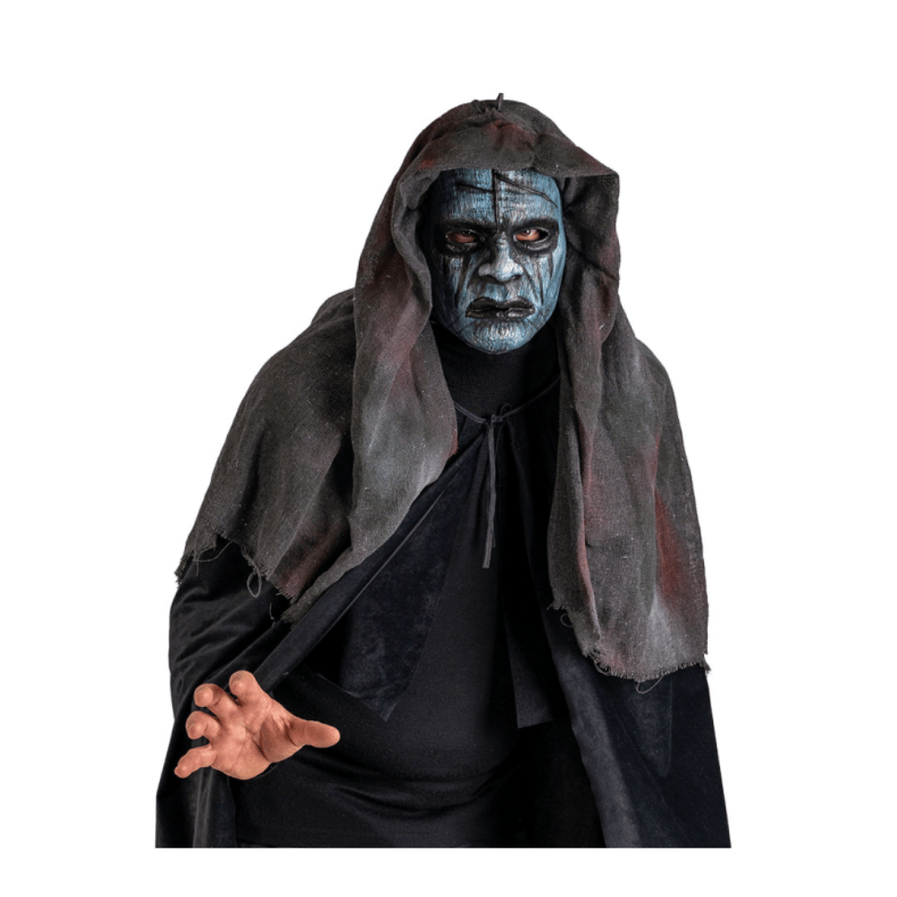 Alpha 55 Masque Zombie Luxe Jute Capuche Marron – Halloween