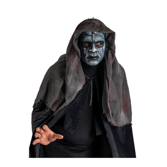 Alpha 55 Masque Zombie Luxe Jute Capuche Marron – Halloween