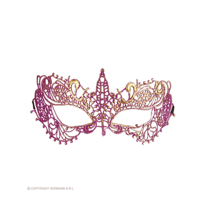 Alpha 55 masques Violet Loup Macramé Forme Papillon – Déguisement