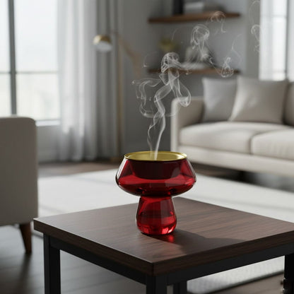 Alpha 55 Mbikhra Champignon Design – Encensier Élégant