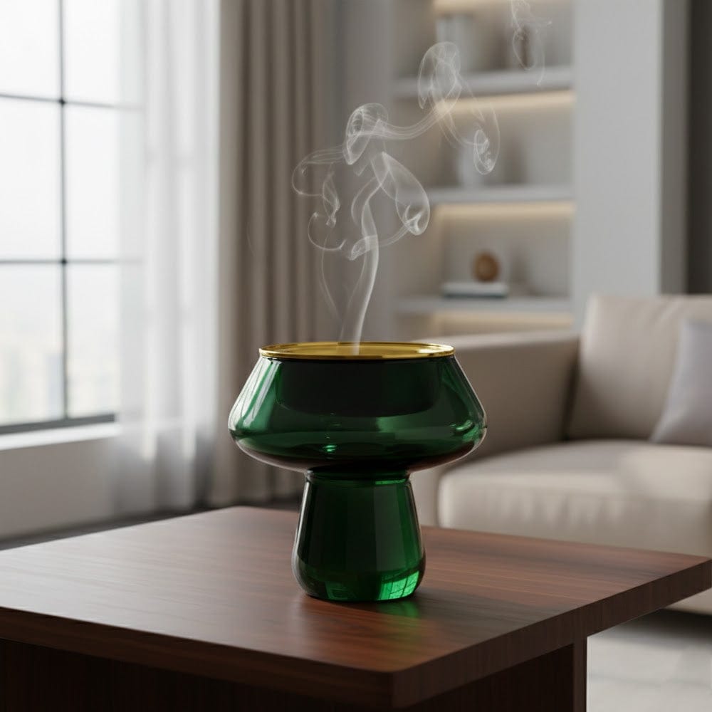 Alpha 55 Mbikhra Champignon Design – Encensier Élégant