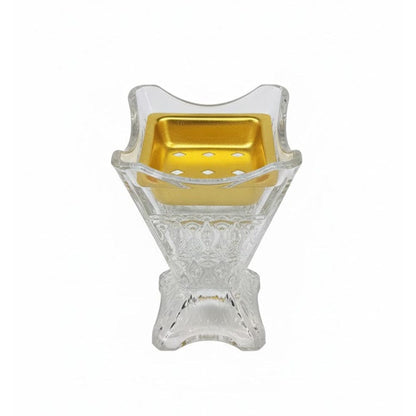 Alpha 55 Mbikhra en Verre Carré Design – Encensoir Moderne