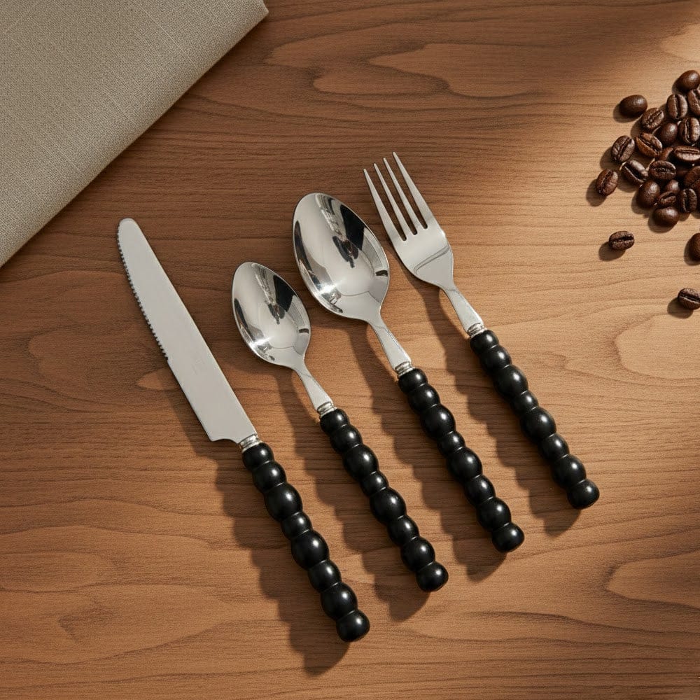 Alpha 55 Ménagère 24 pièces boules – Couverts élégants inox