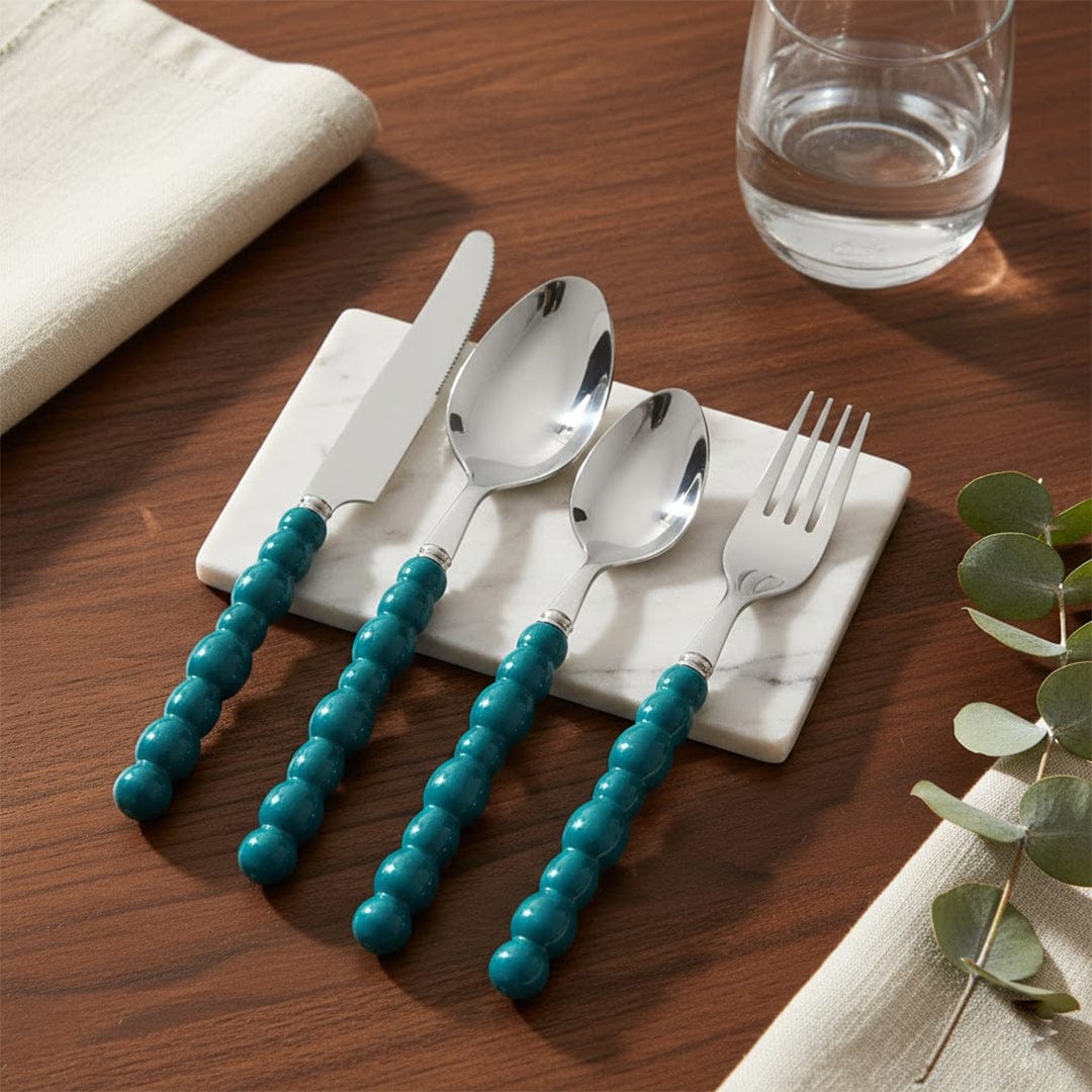 Alpha 55 Ménagère 24 pièces boules – Couverts élégants inox