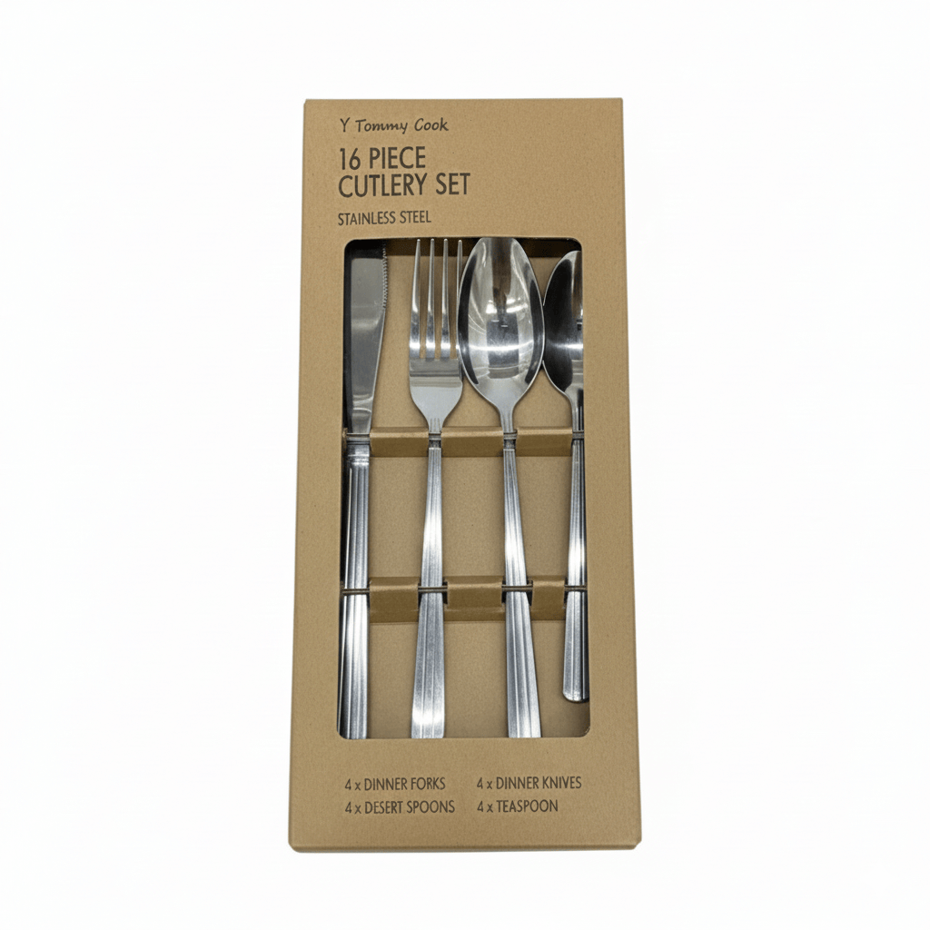 Alpha 55 Ménagère Pyrex – Set de Table Durable au Design Épuré