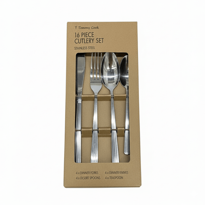 Alpha 55 Ménagère Pyrex – Set de Table Durable au Design Épuré