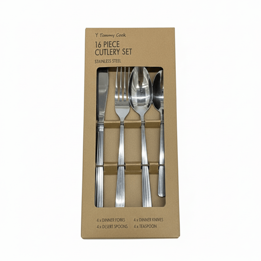 Alpha 55 Ménagère Pyrex – Set de Table Durable au Design Épuré