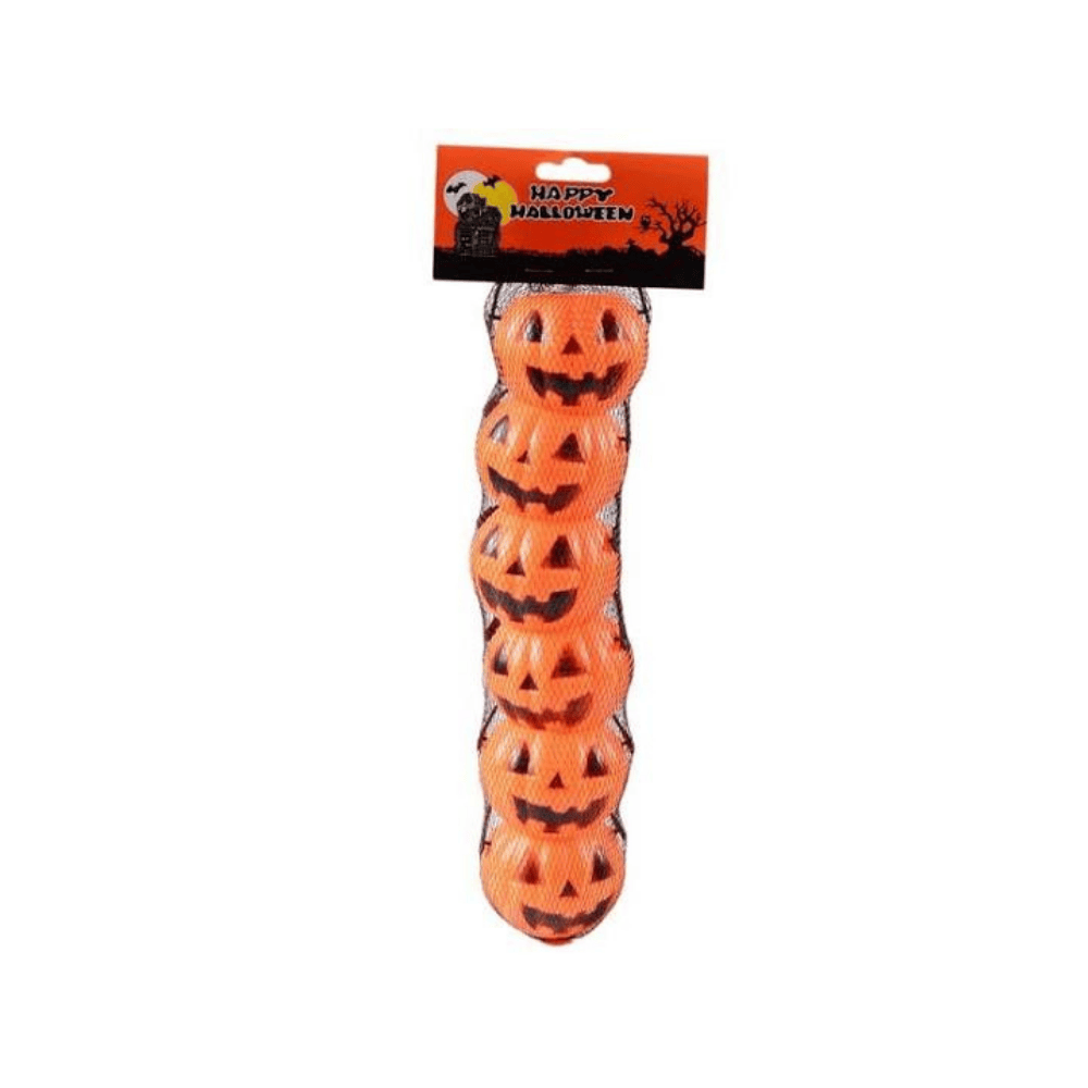 Alpha 55 menottes Lot de 6 Porte Bonbons Citrouille 7 cm Orange
