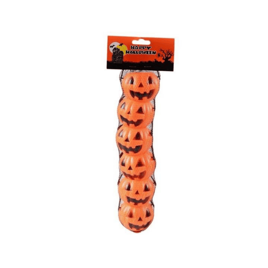 Alpha 55 menottes Lot de 6 Porte Bonbons Citrouille 7 cm Orange