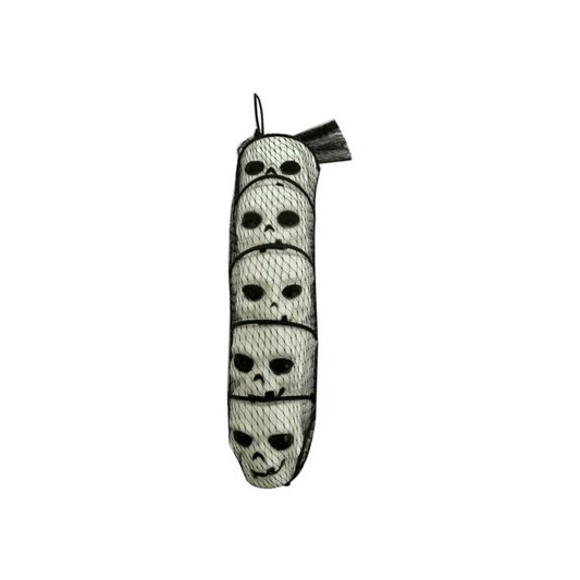 Alpha 55 menottes Lot de 6 Porte Bonbons Crâne 7 cm Blanc