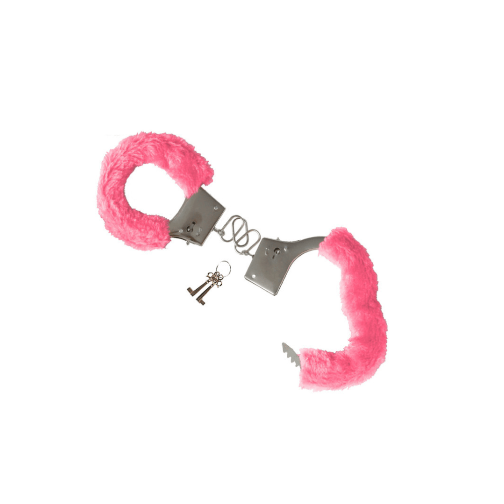 Alpha 55 menottes Menottes en Peluche Rose Accessoire Déguisement