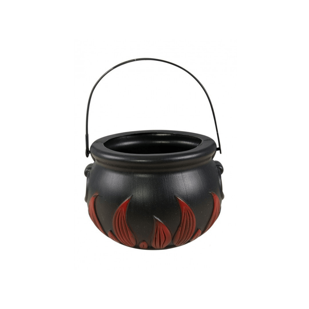 Alpha 55 menottes Porte Bonbons Chaudron Plastique Noir 18 cm