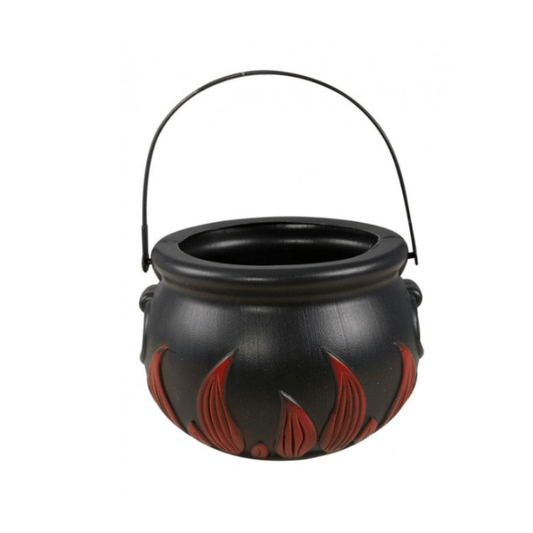 Alpha 55 menottes Porte Bonbons Chaudron Plastique Noir 18 cm