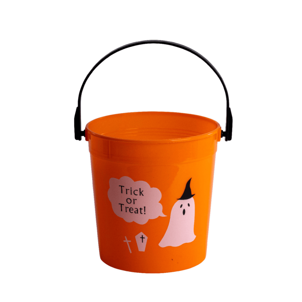 Alpha 55 menottes Seau à Bonbons Orange 12 cm – Halloween