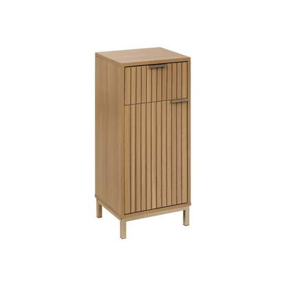 Alpha 55 Meuble bas Tasso 2 portes effet bois naturel
