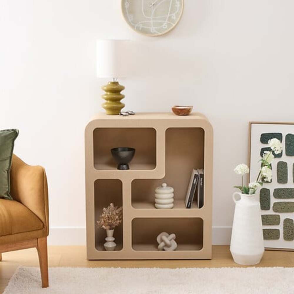 Alpha 55 Meuble Soleya beige 4 étagères design