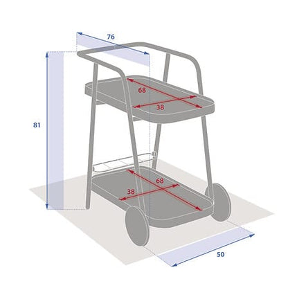 Alpha 55 Miel Table d'appoint Easiness Miel