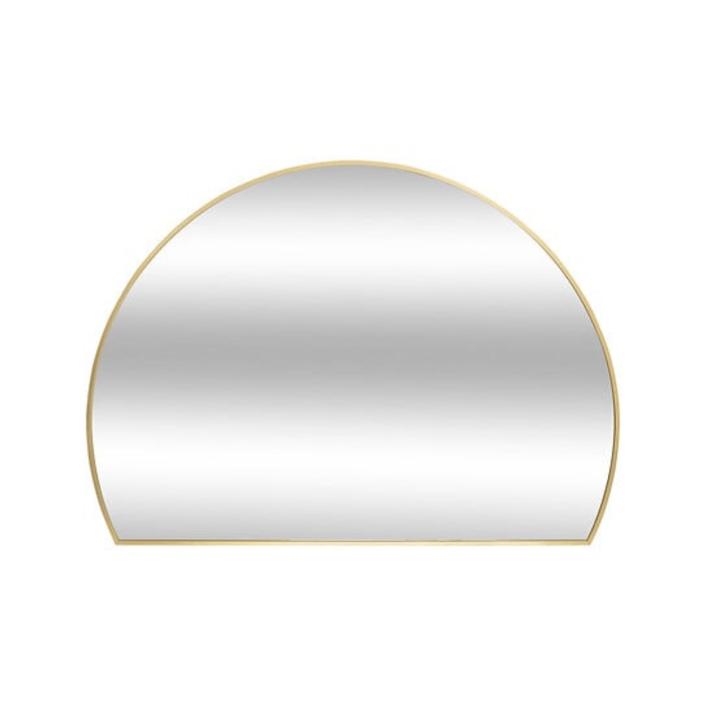 Alpha 55 Miroir Alice en métal doré – Chic & intemporel