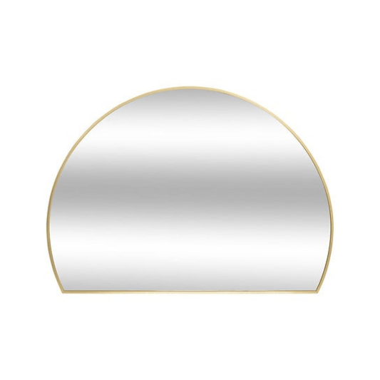 Alpha 55 Miroir Alice en métal doré – Chic & intemporel