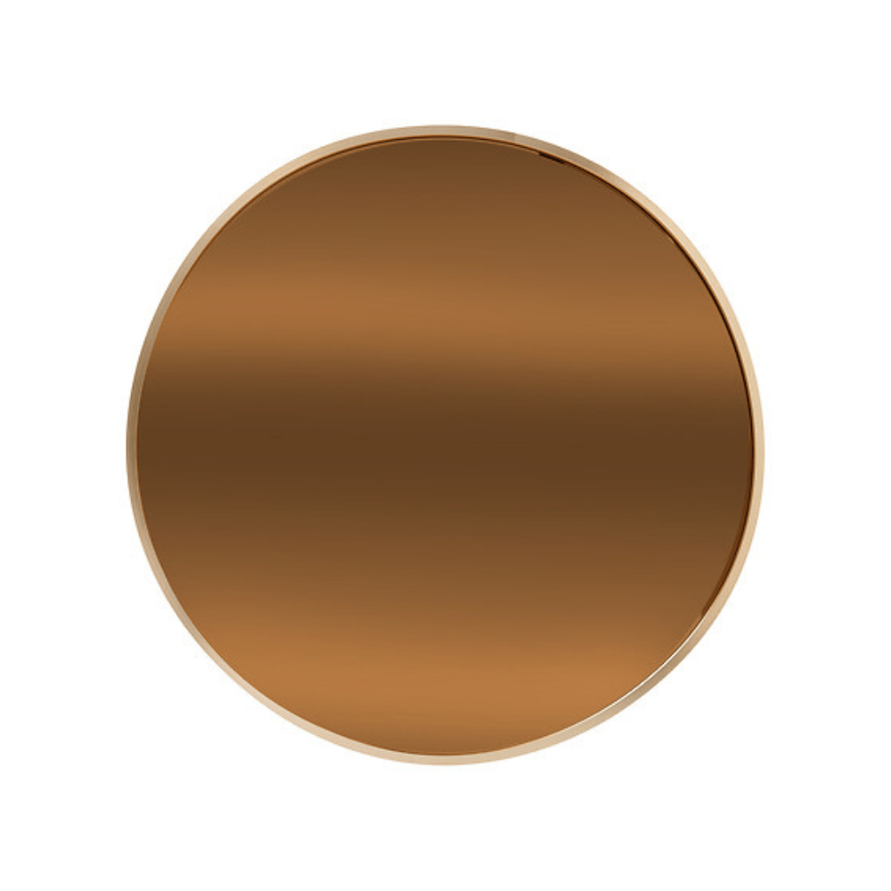 Alpha 55 Miroir Alice Ø50 cm Ambre – Décoration Intérieure