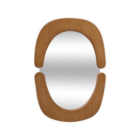 Alpha 55 Miroir Antoine en bois naturel élégant