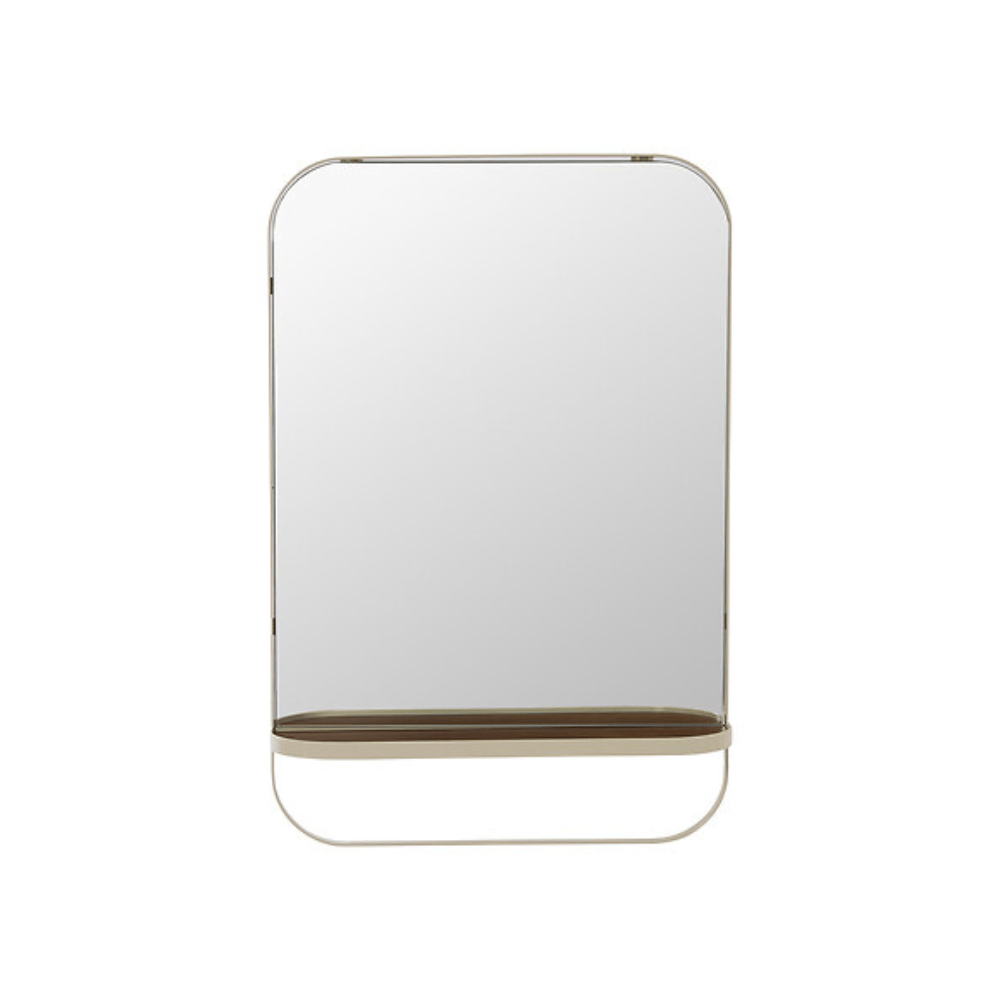 Alpha 55 Miroir Mural Argiléo 60 x 40 cm Beige