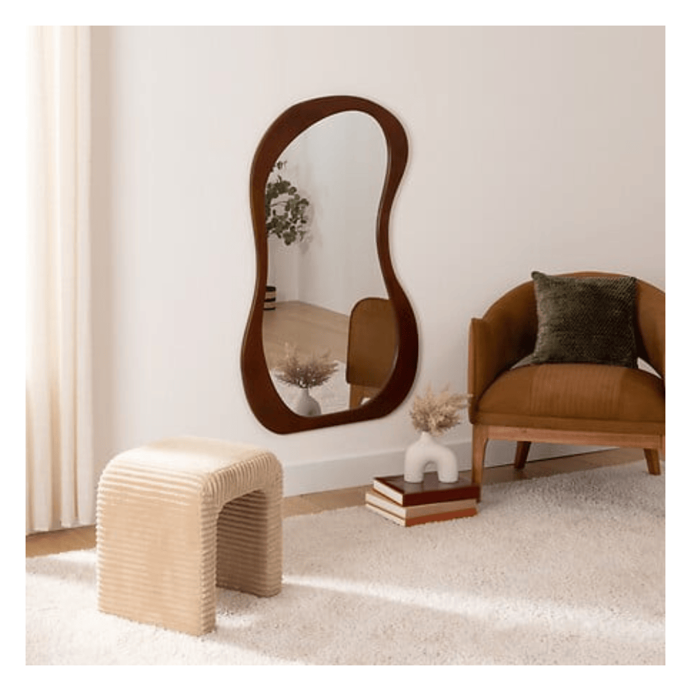 Alpha 55 Miroir Organique Alanis 120 x 73 cm en Bois