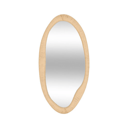 Alpha 55 Miroir organique Laia corde design naturel