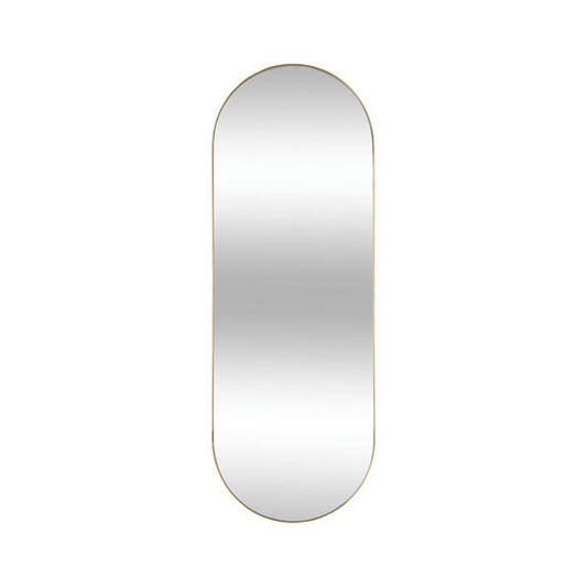 Alpha 55 Miroir Séléna 112 x 40 cm en Métal Doré
