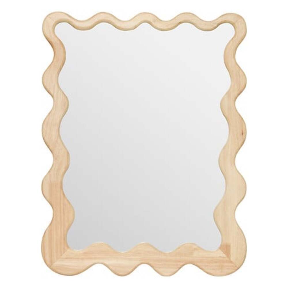 Alpha 55 Miroir vague Brooke bois – Déco naturelle & tendance