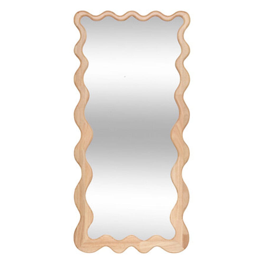 Alpha 55 Miroir vague Brooke en bois – Design moderne