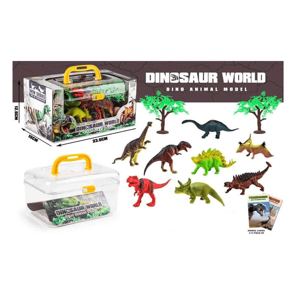 Alpha 55 Monde miniature avec figurines dinosaur