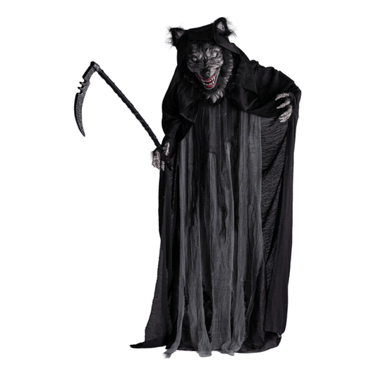 Alpha 55 Monstre Loup 170 cm Son, LED & Mouvement – Halloween